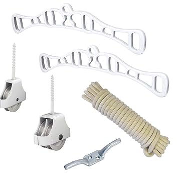 Merriway Bh07426 Clothes Laundry Airer Ceiling Dryer Set Up Kit