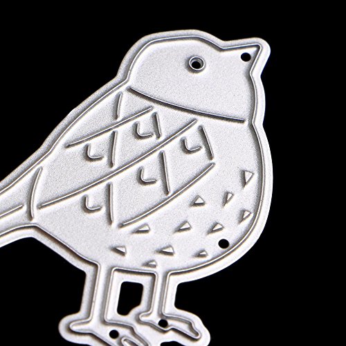 LIYUDL 4PC Birds Metal Cutting Dies Stencil Scrapbook Album Paper Card Craft Embossing DIY