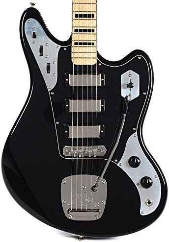 BilT Relevator LS Black w/Lollar Firebird Pickups, Block Inlays, &amp; Mastery Vibrato