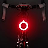 Rechargeable Bike Tail Lights,LED Bike Rear Light,Waterproof Bike Lights,Heart Tail Lights Super Bright & 5 Light Mode(1 USB 