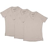Mr. Davis Comfort Fit Premium Bamboo Viscose Tailored Cut Stylish V Neck Men's Undershirt 3 Pack