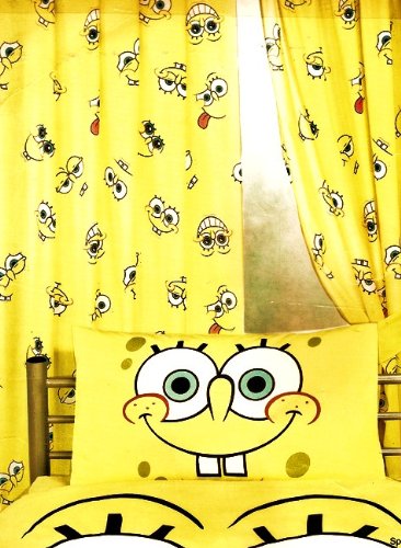 Spongebob Squarepants Expressions Curtains 72 Amazon Co Uk