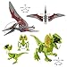 20 PCS Dinosaur Toys for 3 Year Olds, Jurassic World Dinosaur Toys Sets, Plastic Dinosaurs Toys Mini Dinosaur Figures for Kids Gift, Dino Fans,Deformation T-rex, Pterosaurs, Brachiosaurus, Triceratops