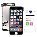 for iPhone 7 Screen Replacement Black(4.7''),i7 3D Touch LCD Display Touch Digitizer with Camera Screen Full Assembly with Repair Tool Kit and Screen Protector