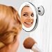Auxmir 10X Magnifying LED Lighted Makeup Mirror Vanity Mirror with 14 Natural White LED, Suction Base & 360° Rotation, Ideal for Bathroom & Travel, Batteries Included, Round