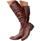 Sued Flat Boot With Side Zipper Round Toe Low Heel Tall Riding Combat Wide Width Boots Pull On Vintage Leather Long Sexy Dress Ladies Booties