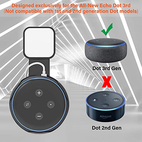IsEasy Outlet Wall Mount Hanger Holder Stand for Voice Assistants