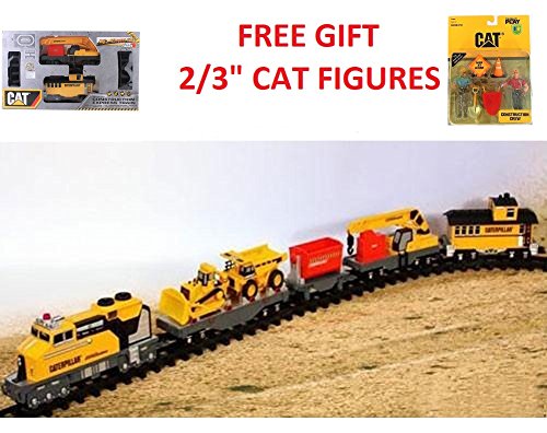 cat construction express train set