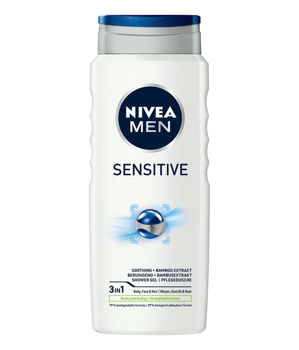 Nivea Men Shower Gel Sensitive (1 x 500 ml)