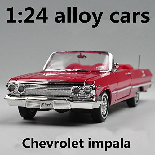 Chevrolet Impala Car Model Children's Toy Vehicles Vehicles, Metal Diecasts, Freewheeling, Gift