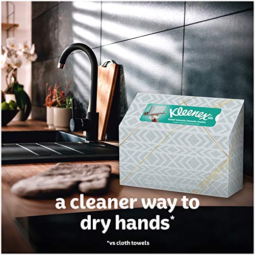 Kleenex Disposable Paper Hand Towels, Paper Hand Towels for Bathroom,60
