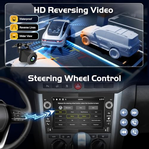 4+128GB Android Car Radio for Opel Corsa Astra Zafira Vivaro CarPlay Android Auto Wireless Touch Screen IPS GPS WiFi USB Bluetooth Plug & Play Radio + Rear View Camera