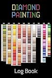 Diamond Painting Log Book: Organizer Notebook to Track DP Art Projects (Journal for Diamond Painting Art Enthusiasts) by Diamond Dot Notebooks