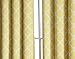 HLC.ME Lattice Print Thermal Insulated Blackout Curtains for Living Room - Bright Yellow - 52