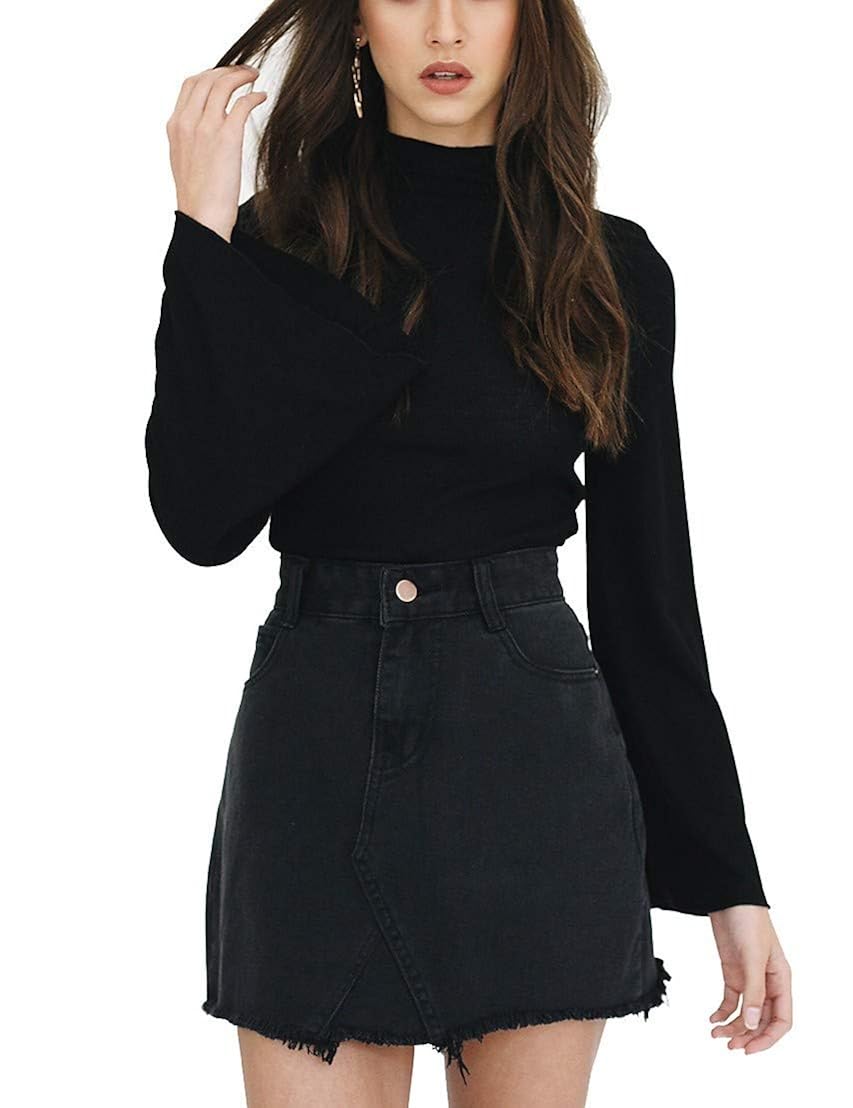 Flared Long Sleeve Top Online Deals, UP 