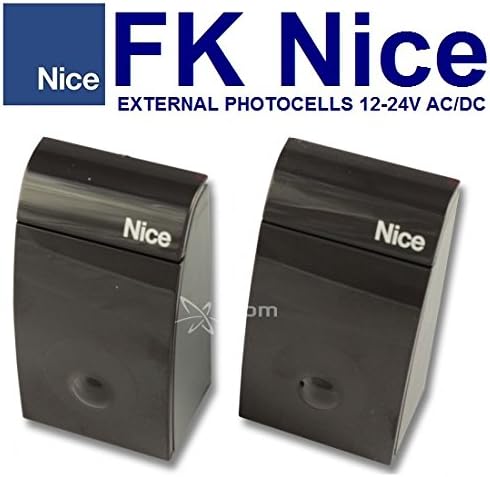Nice FK Photocells. Pair of external IR infrared photocells Safety Sensors! 12 Vac/24 Vdc, NO/NC. Safety beam