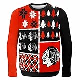 Chicago Blackhawks Busy Block Ugly Sweater