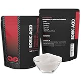 Boric Acid Granules USP Grade - 2 LB Powder for Powerful, Long Lasting Effects. Household and Human Use - Suppositories Bacterial Vaginosis, Eye Wash, Cleaners, Tablets, Capsules, Gel, Spray, Pills