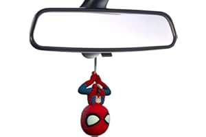 Swing Spider Panda Car Accessories, Rearview Mirror Hanger,Cool car Ornament,for Office Home Hanging Decor Birthday Funny Gif