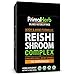 Reishi Mushroom Extract with Reishi Spores | by Primal Herb | Supports Body & Mind | Ganoderma Lucidum Extract Powder Formula | 70 Servings - Includes Bamboo Spoon