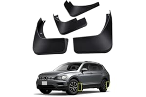 Mud Flaps Kit for 2018 2019 2020 2021 Volkswagen VW Tiguan Mud Splash Guard Front and Rear 4-PC Set by TOPGRIL