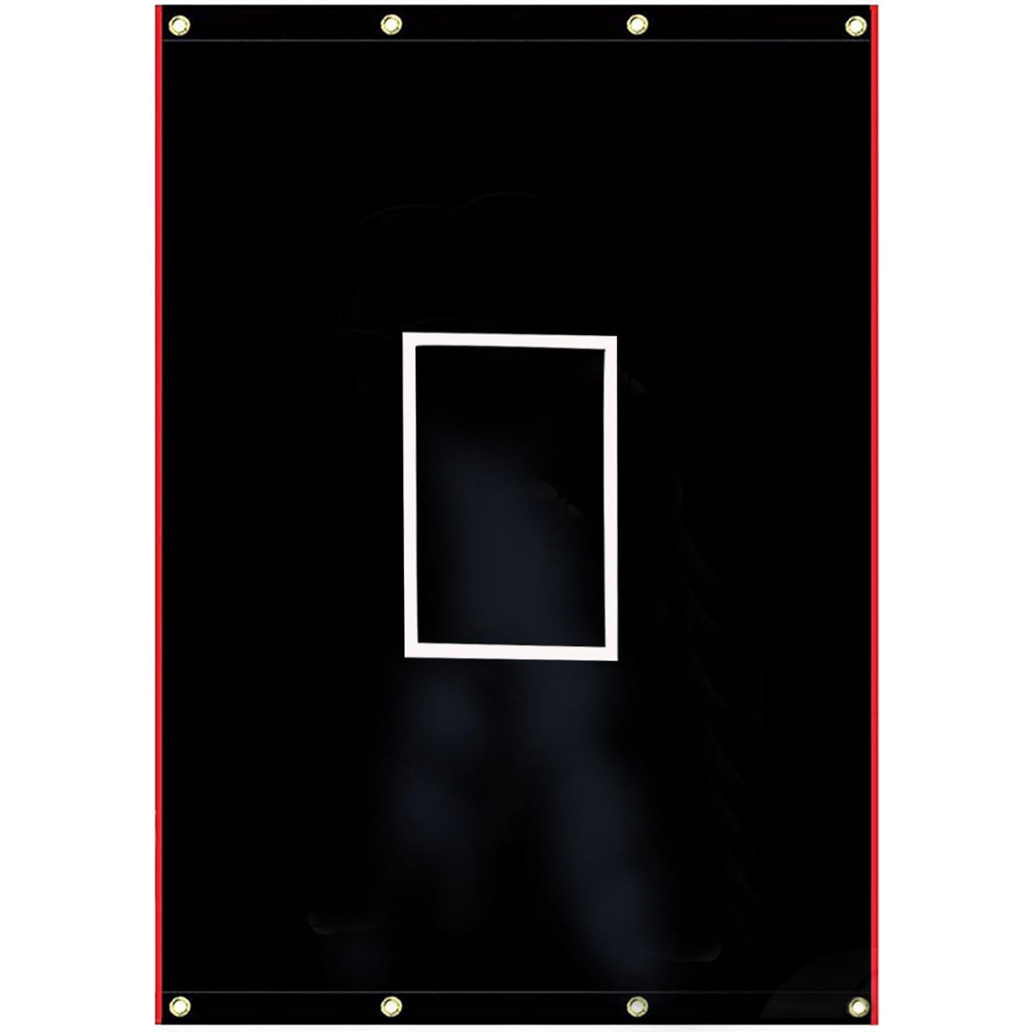 Photo 1 of Supvision Batting Cage Backstop with Strike Zone Heavy Duty PVC Coated Oxford Fabric Vinyl Baseball Backstops with Catcher Softball Pitcher Training Equipment Aid 4 x 6 Ft 1680D Rectangular