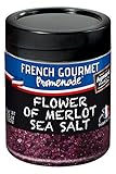 French Gourmet Promenade - Flower of Merlot Sea Salt for Meat, Fish & Vegetables - 5.3 oz