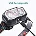 Zure Bright 300 Lumens LED Headlamp Flashlight for Running, 5 Lighting Modes Head Lamp for Adults, USB Rechargeable (Batteries Included)