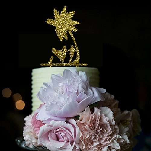 Best Palm Tree Wedding Cake Toppers Beachfront Decor