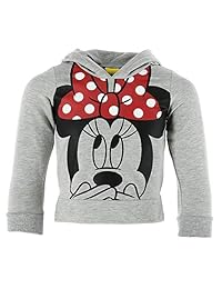 Disney Minnie Mouse - Sudadera con capucha, color gris