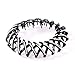 Moveagogo 2pcs Clear Rhinestone Bird Nest Hair Clip For women Expandable Ponytailer Claw Clip Hair Comb (JH)