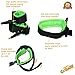 HAPPY GOBABY Child Safety Wrist Link, Anti Lost Toddler Leash and Walking Harness for Baby and Kids, 6.5 feet (2.0m) in Gladiator Green