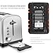 Home Gizmo 2 slice toaster - stainless steel