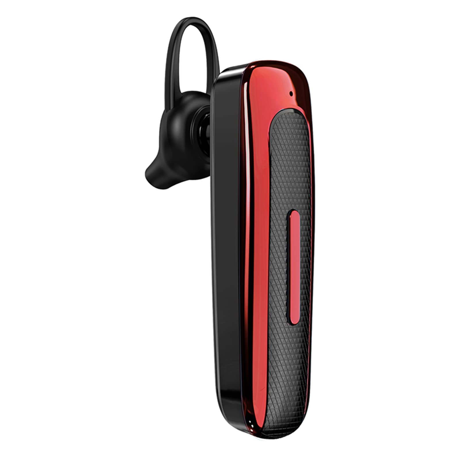 Fyearfly Wireless Bluetooth Headset, E1 Bluetooth Headphones Handsfree Business Headset Wireless Stereo Earphones Sports Earpiece for Safety Driving, Running, Sports and Business(Red Black)