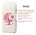 Galaxy S6 Active Case, NageBee [Kickstand Feature] Premium PU Leather Flip Fold Wallet Case with [ID&Credit Card Slot] for Samsung Galaxy S6 Active - Butterfly Tree
