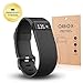 Fitbit Charge HR Screen Protector (10-Pack) - QIBOX Premium Clear Shatterproof Screen Protector for Fitbit Charge HR Wireless Activity Wristband, Anti-Fingerprint & Anti-Scratch Film Cover
