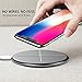 iPhone X Wireless Charger, FLOVEME Standard QI Wireless Charging Pad for iPhone X/8/Plus Fast Wireless Charge for Samsung S9/S9 PLUS/S8/S8 PLUS/S7/S7 Edge/Note 5 8 and All Qi-Enabled Phones, Black