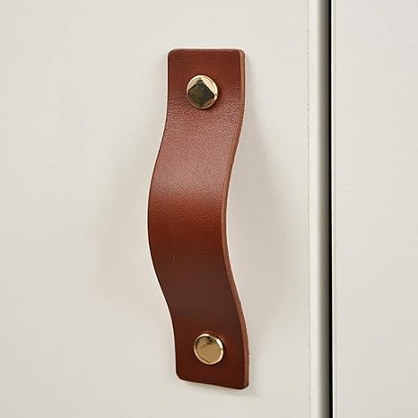 Lq Drawer Handles Vintage Nordic Top Layer Leather Handle Pure
