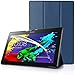Lenovo Tab 2 A10 Case - HOTCOOL Ultra Slim Lightweight SmartCover Stand Case For 2015 Released Lenovo TAB 2 A10-70 Tablet(With Smart Cover Auto Wake/Sleep), Navy Blue