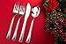 200 Silver Plastic Cutlery Premium Quality Fancy Disposable Silverware Polished, 100 Forks, 50 Knives, 50 Spoons - Heavy Duty Flatware Utensils for Parties, Weddings, and Catering (Silver)