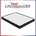 LifeSupplyUSA Replacement True HEPA Filter for Rabbit Air BioGS models SPA-421A & SPA-582A