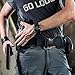 OneTigris Tactical Battle Belt - MOLLE Belt Quick Release Padded Patrol Belt Airsoft Belt for Men, Black