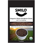 Organic Black Sorghum Grain (15 oz), Gluten Free Grain, Grown in USA, Great For Oatmeal, Stir-Fry, Pilaf, Flour-grinding, Salad Garnishing