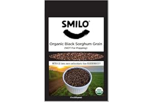 SMILO Organic Black Sorghum Grain (15 oz)