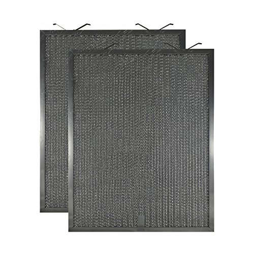 2-PACK Air Filter Factory 11-7/8 X 15-3/16 X 3/8 Range Hood Aluminum Grease Filters AFF178-M