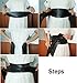 Nanxson Womens Bowknot Leather Wide Waist Band Self Tie Obi Cinch Belt PDW0009 black