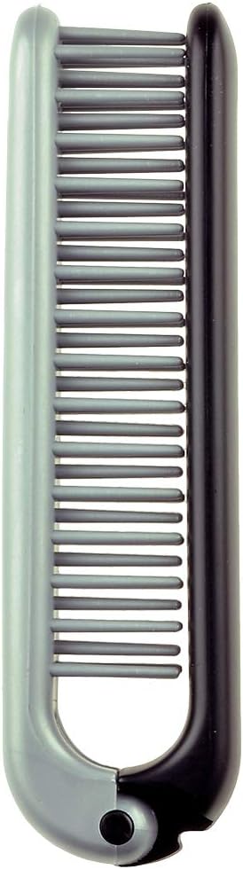 Kent for Men Range Small Folding Pocket Brush, Gray/Black - Image 4