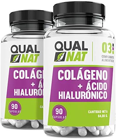Collagen and hyaluronic Acid to Help The Health of Skin and Joints - Collagen hydrolyzed with Vitamin C and zinc to Improve Your defenses and The Maintenance of Bones - 180 Capsules