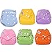 Baby Diaper， Misaky Reusable Washable Adjustable Soft Cotton Dry Tender Care Nappy (D)