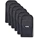 KLOUD City 6 Pcs Black PU Pocket Protector for Pen Leaks